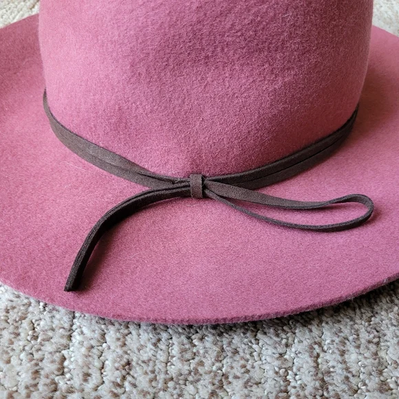 Women's Dusty Mauve Felt Hat - Picture 7 of 14